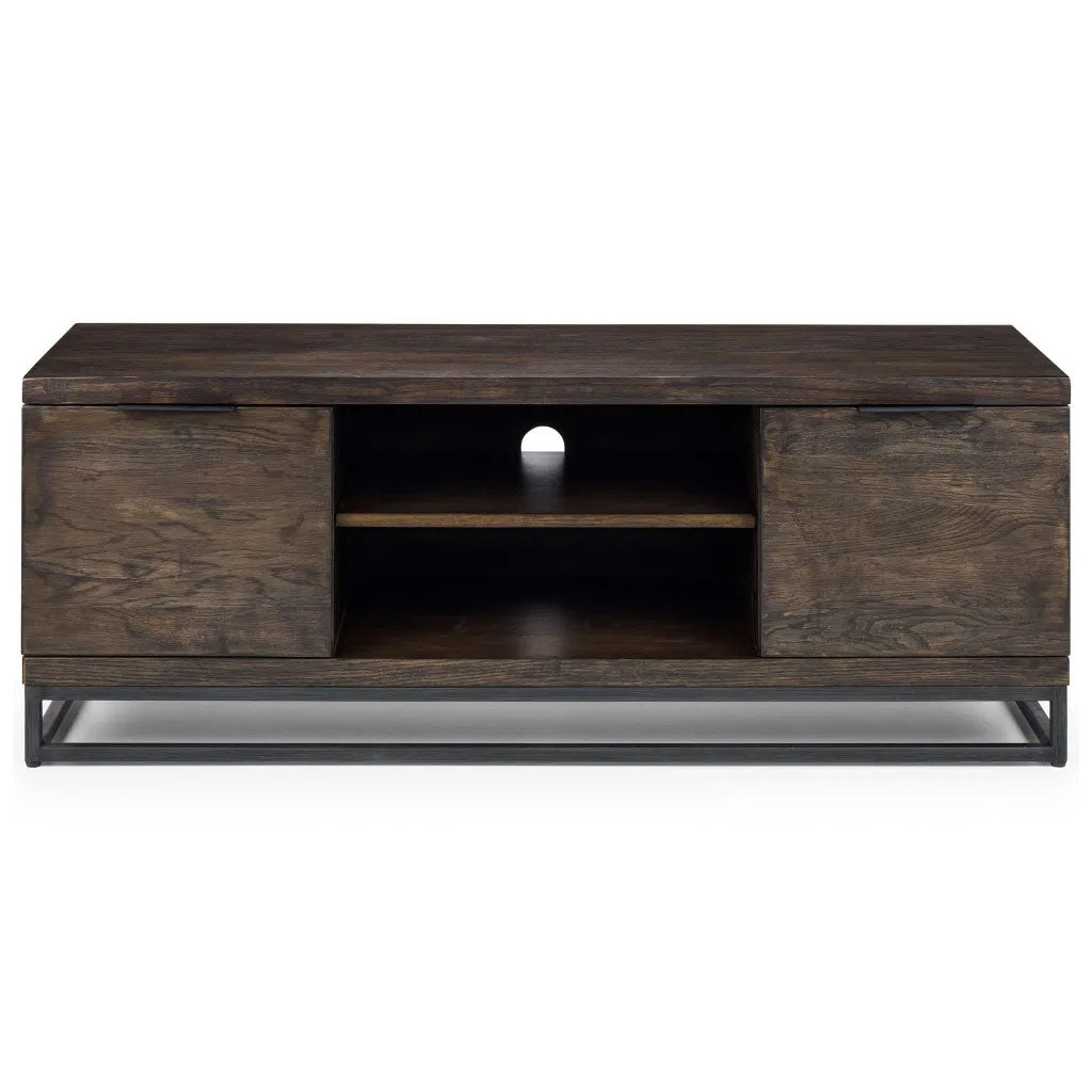 Wooden TV Stand With 2 Doors - Brooklyn