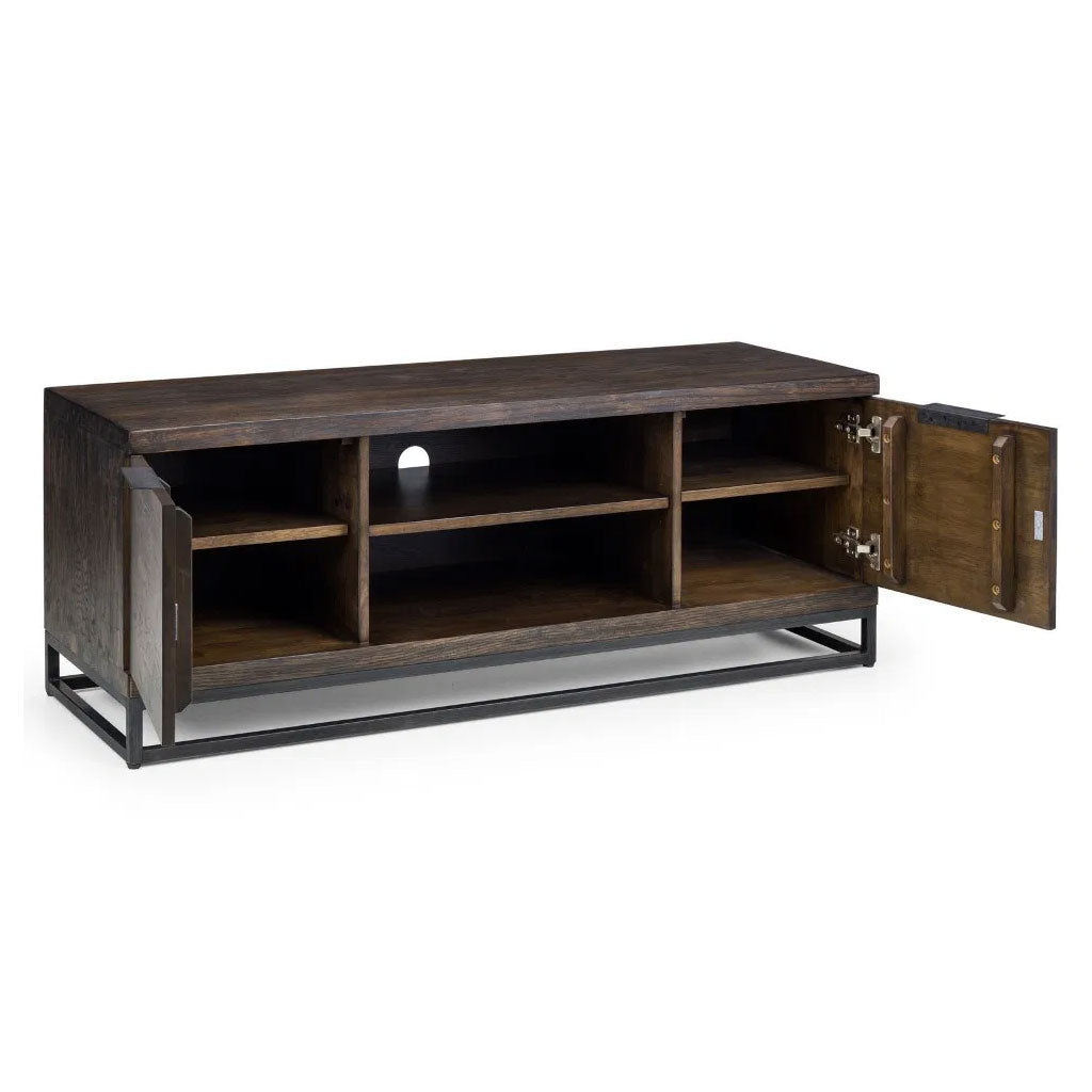 Wooden TV Stand With 2 Doors - Brooklyn