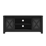 Wooden TV Stand With 2 Doors - Clover