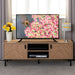Wooden TV Stand With 2 Doors - Leon