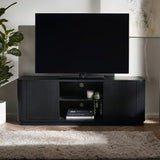 Wooden TV Stand With 2 Doors - Louis