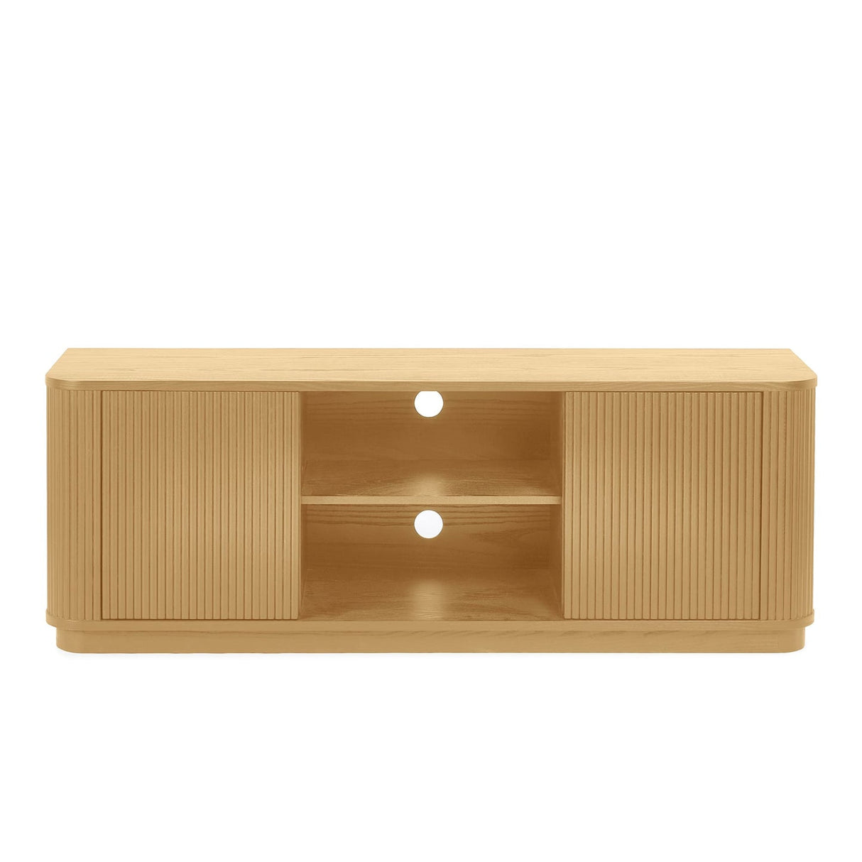 Wooden TV Stand With 2 Doors - Louis