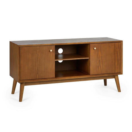 Wooden TV Stand With 2 Doors - Lowry