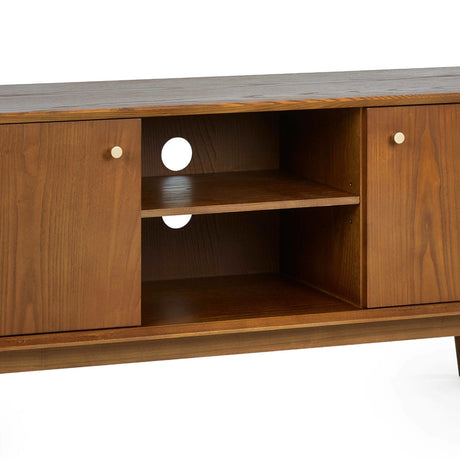 Wooden TV Stand With 2 Doors - Lowry