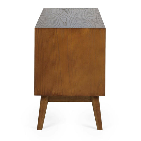 Wooden TV Stand With 2 Doors - Lowry