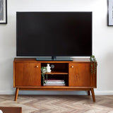 Wooden TV Stand With 2 Doors - Lowry