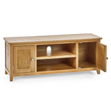 Wooden TV Stand With 2 Doors - Mallory