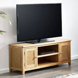 Wooden TV Stand With 2 Doors - Mallory