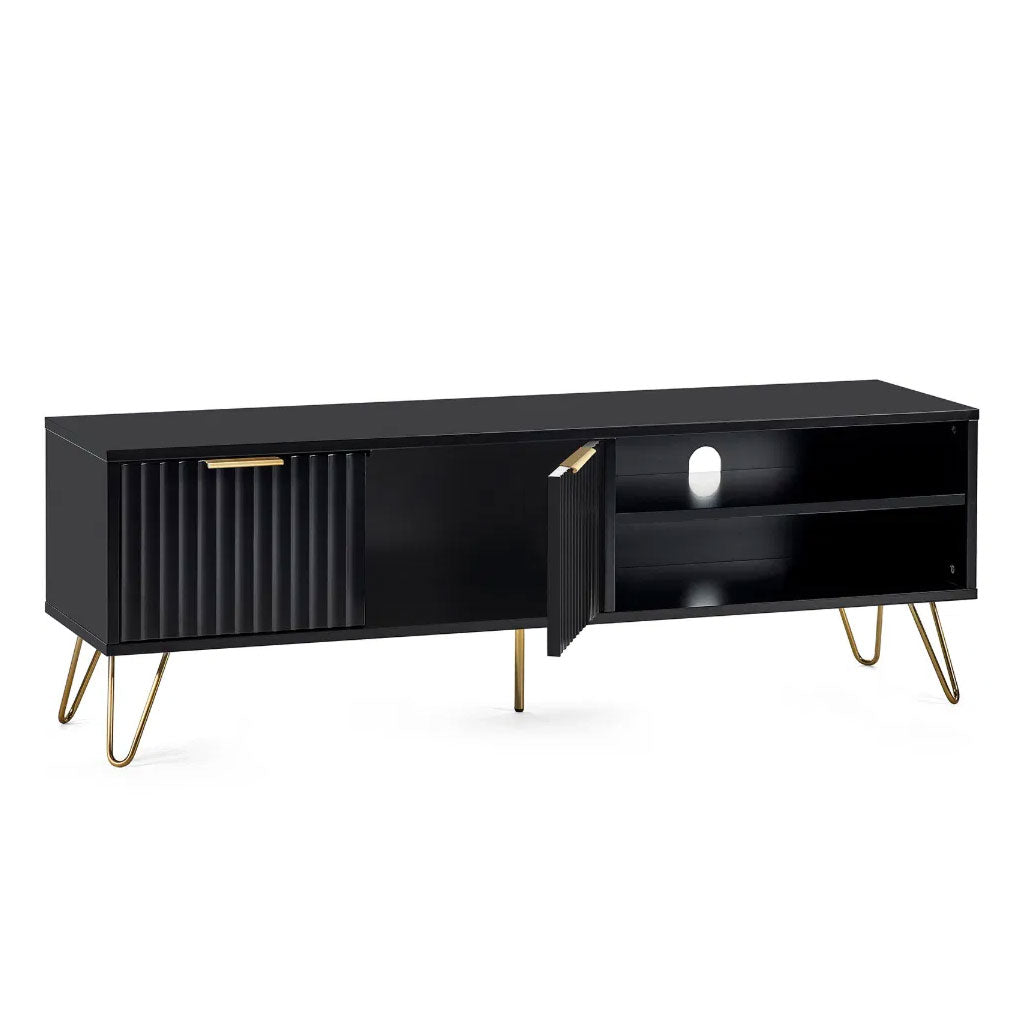 Wooden TV Stand With 2 Doors - Murano