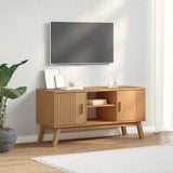 Wooden TV Stand With 2 Doors - Olden