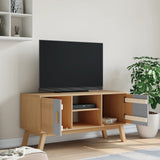 Wooden TV Stand With 2 Doors - Olden