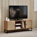 Wooden TV Stand With 2 Doors - Padstow