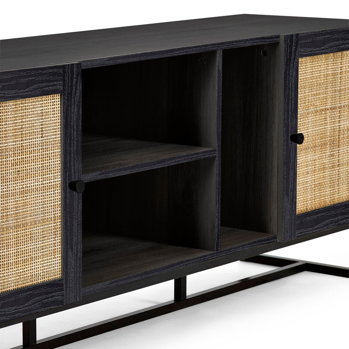 Wooden TV Stand With 2 Doors - Padstow