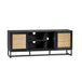 Wooden TV Stand With 2 Doors - Padstow