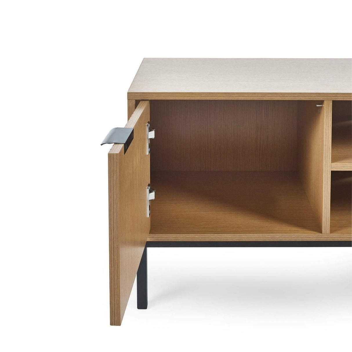 Wooden TV Stand With 2 Doors - Sia