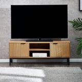 Wooden TV Stand With 2 Doors - Sia