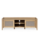 Wooden TV Stand With 2 Doors - Sydney