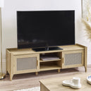 Wooden TV Stand With 2 Doors - Sydney