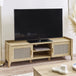 Wooden TV Stand With 2 Doors - Sydney