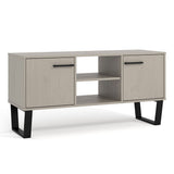 Wooden TV Stand With 2 Doors - Texas