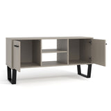 Wooden TV Stand With 2 Doors - Texas