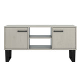 Wooden TV Stand With 2 Doors - Texas