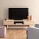 Wooden TV Stand 150cm Wide With 2 Drawers - A-Line