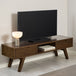 Wooden TV Stand 150cm Wide With 2 Drawers - A-Line