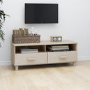 Wooden TV Stand With 2 Drawers - Hamar