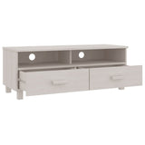 Wooden TV Stand With 2 Drawers - Hamar