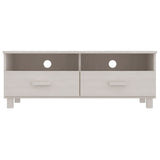 Wooden TV Stand With 2 Drawers - Hamar