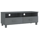 Wooden TV Stand With 2 Drawers - Hamar