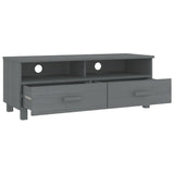 Wooden TV Stand With 2 Drawers - Hamar
