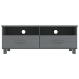 Wooden TV Stand With 2 Drawers - Hamar