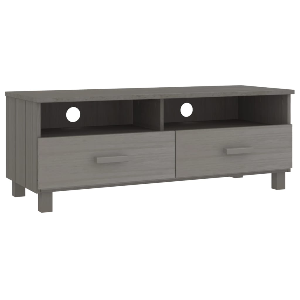 Wooden TV Stand With 2 Drawers - Hamar