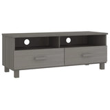 Wooden TV Stand With 2 Drawers - Hamar