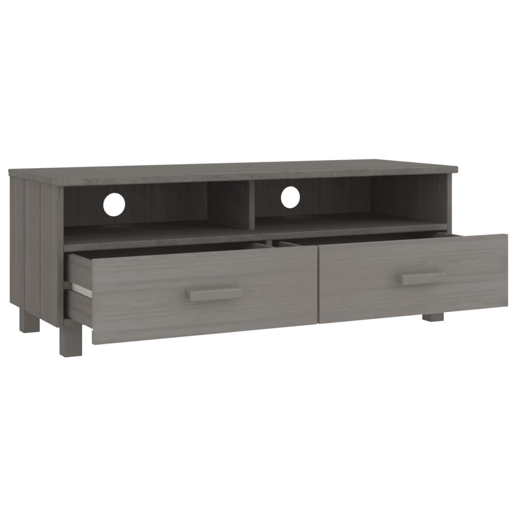 Wooden TV Stand With 2 Drawers - Hamar