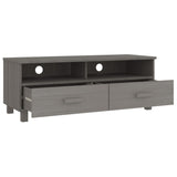 Wooden TV Stand With 2 Drawers - Hamar