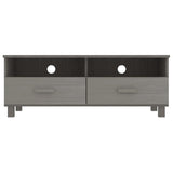 Wooden TV Stand With 2 Drawers - Hamar