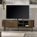 Wooden TV Stand With 2 Sliding Doors - Arya