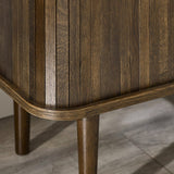Wooden TV Stand With 2 Sliding Doors - Arya