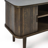 Wooden TV Stand With 2 Sliding Doors - Arya