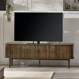 Wooden TV Stand With 2 Sliding Doors - Arya