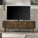 Wooden TV Stand With 2 Sliding Doors - Arya
