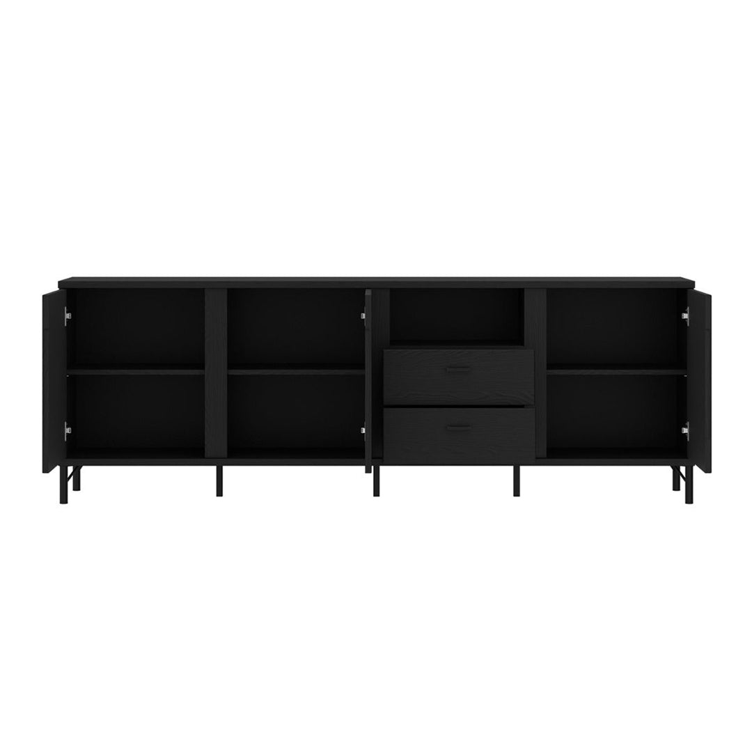 Wooden TV Stand With 3 Doors And 2 Drawers - Lusaka