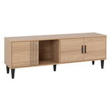 Wooden TV Stand With 3 Doors - Tessa