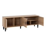 Wooden TV Stand With 3 Doors - Tessa