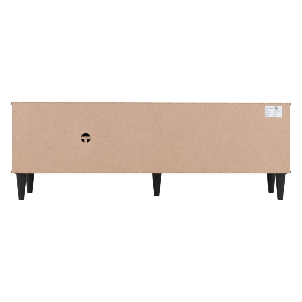 Wooden TV Stand With 3 Doors - Tessa