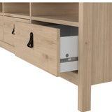 Wooden TV Stand With 3 Drawers - Barcelona