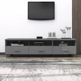 Wooden TV Stand With 3 Drawers - Hamar